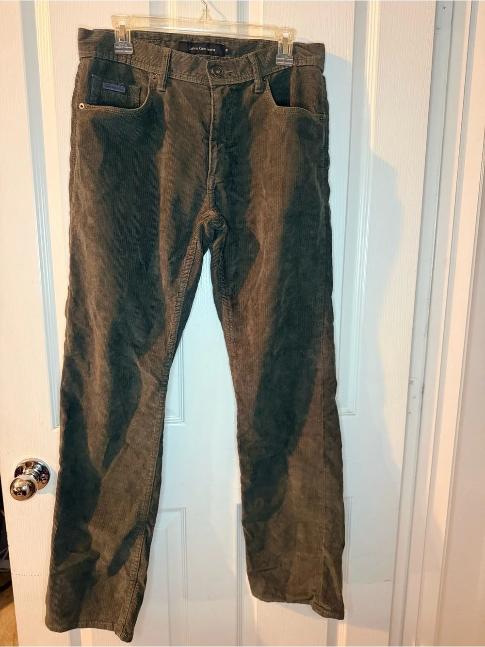 Calvin Klein Jeans Men's Corduroy Pants - green/brown